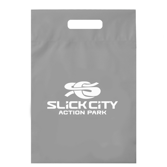 Slick City Die Cut Plastic Bag